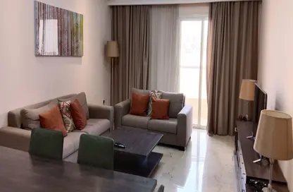 Living / Dining Room image for: Apartment - 2 Bedrooms - 2 Bathrooms for rent in Regency Residence Al Sadd - Regency Residence Al Sadd - Al Sadd - Doha, Image 1