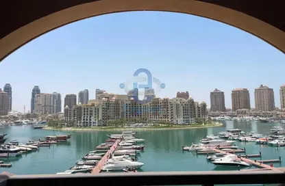 Apartment - 2 Bedrooms - 3 Bathrooms for sale in East Porto Drive - Porto Arabia - The Pearl Island - Doha
