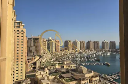 شقة - غرفة نوم - 2 حمامات للايجار في طريق بورتو الشرقي - بورتو أرابيا - جزيرة اللؤلؤة - الدوحة