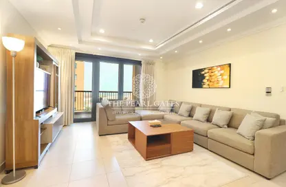 Apartment - 1 Bedroom - 2 Bathrooms for rent in East Porto Drive - Porto Arabia - The Pearl Island - Doha