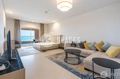 Apartment - Studio - 1 Bathroom for rent in Al Mutahidah Tower - Viva Bahriyah - The Pearl Island - Doha