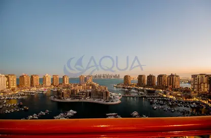 Water View image for: Penthouse - 5 Bedrooms - 7 Bathrooms for sale in Tower 13 - Porto Arabia - The Pearl Island - Doha, Image 1