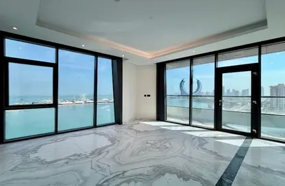 Apartment - 2 Bedrooms - 3 Bathrooms for rent in Lusail Marina Heights - Marina District - Lusail