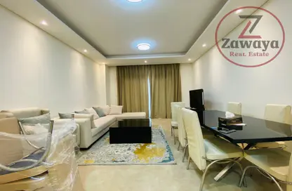 Living / Dining Room image for: Apartment - 2 Bedrooms - 3 Bathrooms for rent in Al Erkyah City - Lusail, Image 1