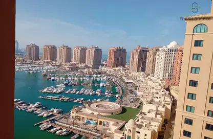 شقة - غرفة نوم - 2 حمامات للايجار في 25 تاور - بورتو أرابيا - جزيرة اللؤلؤة - الدوحة