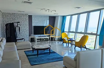 Apartment - 3 Bedrooms - 5 Bathrooms for rent in Zig Zag Tower B - Zig Zag Towers - West Bay - Doha