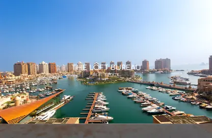 Apartment - 2 Bedrooms - 3 Bathrooms for sale in Tower 9 - Porto Arabia - The Pearl Island - Doha