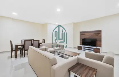 Living / Dining Room image for: Apartment - 2 Bedrooms - 2 Bathrooms for rent in Old Al Ghanim - Al Ghanim - Doha, Image 1