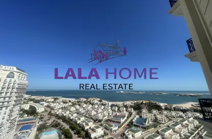 شقة - 2 غرف نوم - 4 حمامات للايجار في حدائق فلورستا - حدائق فلورستا - جزيرة اللؤلؤة - الدوحة