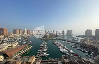 شقة - 2 غرف نوم - 3 حمامات للايجار في طريق بورتو الغربي - بورتو أرابيا - جزيرة اللؤلؤة - الدوحة