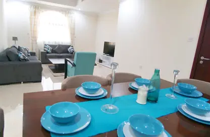 Living / Dining Room image for: Apartment - 2 Bedrooms - 2 Bathrooms for rent in Capital One Building - Najma - Doha, Image 1