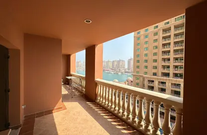 شقة - 2 غرف نوم - 2 حمامات للايجار في وان بورتو ارابيا - بورتو أرابيا - جزيرة اللؤلؤة - الدوحة