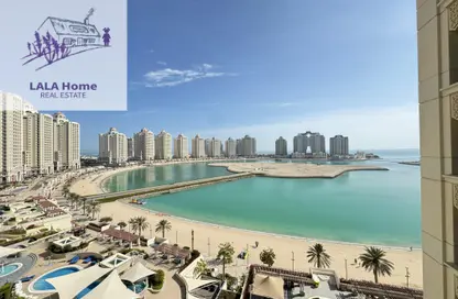 Apartment - 2 Bedrooms - 3 Bathrooms for rent in Viva Central - Viva Bahriyah - The Pearl Island - Doha