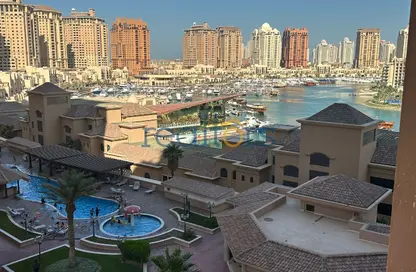 Apartment - 2 Bedrooms - 3 Bathrooms for sale in East Porto Drive - Porto Arabia - The Pearl Island - Doha