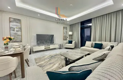 Apartment - 2 Bedrooms - 3 Bathrooms for rent in Lusail Marina Heights - Marina District - Lusail