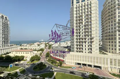 Apartment - Studio - 1 Bathroom for rent in Viva West - Viva Bahriyah - The Pearl Island - Doha