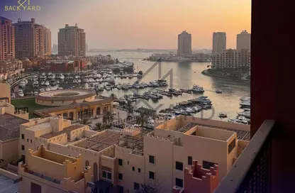 Apartment - 2 Bedrooms - 2 Bathrooms for rent in East Porto Drive - Porto Arabia - The Pearl Island - Doha
