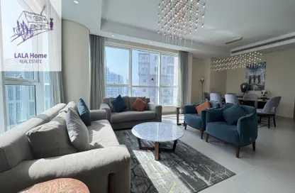 Apartment - 2 Bedrooms - 4 Bathrooms for rent in Lusail Residence - Marina District - Lusail