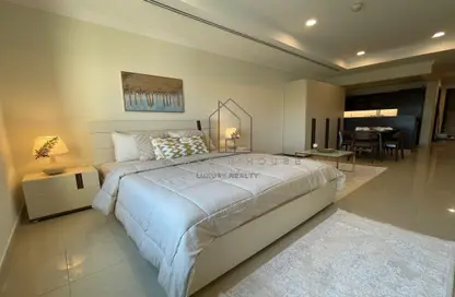 Room / Bedroom image for: Apartment - 1 Bathroom for sale in East Porto Drive - Porto Arabia - The Pearl Island - Doha, Image 1