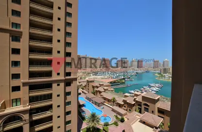 شقة - 2 غرف نوم - 3 حمامات للايجار في أبراج الصبان - بورتو أرابيا - جزيرة اللؤلؤة - الدوحة