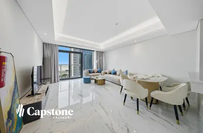 Apartment - 1 Bedroom - 2 Bathrooms for rent in Lusail Marina Heights - Marina District - Lusail