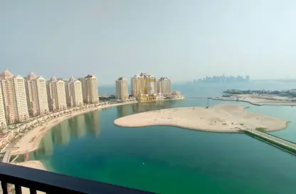 Apartment - Studio - 1 Bathroom for rent in Viva West - Viva Bahriyah - The Pearl Island - Doha