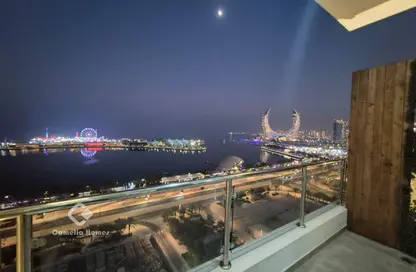 شقة - 3 غرف نوم - 3 حمامات للايجار في 195 مساكن مارينا - منطقة المارينا - الوسيل