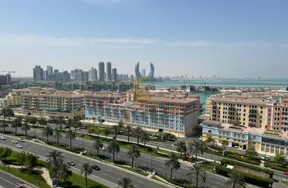 شقة - غرفة نوم - 2 حمامات للايجار في طريق بورتو الغربي - بورتو أرابيا - جزيرة اللؤلؤة - الدوحة
