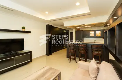 Apartment - Studio - 1 Bathroom for rent in West Porto Drive - Porto Arabia - The Pearl Island - Doha