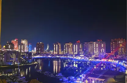 Apartment - 1 Bedroom - 2 Bathrooms for rent in West Porto Drive - Porto Arabia - The Pearl Island - Doha