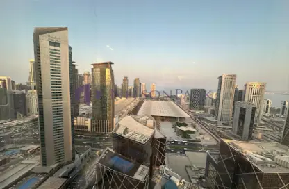 شقة - 2 غرف نوم - 3 حمامات للايجار في برج وست باي - الخليج الجنوبي - الخليج الغربي - الدوحة