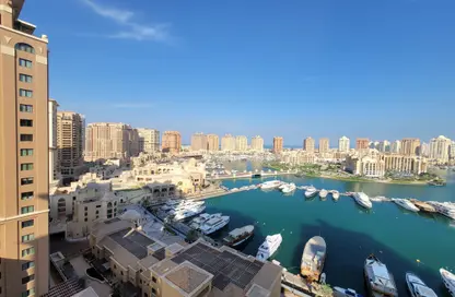 Apartment - 1 Bedroom - 2 Bathrooms for rent in East Porto Drive - Porto Arabia - The Pearl Island - Doha