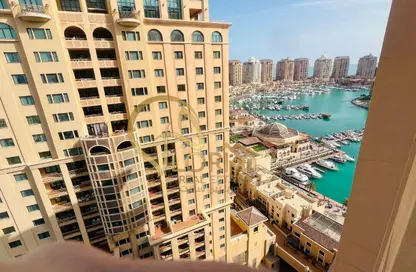 Apartment - 1 Bedroom - 2 Bathrooms for rent in East Porto Drive - Porto Arabia - The Pearl Island - Doha
