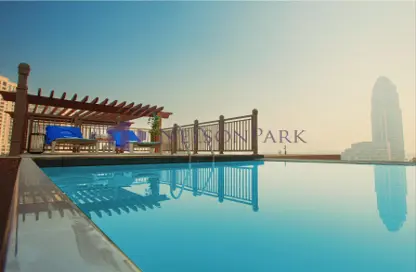 Apartment - 3 Bedrooms - 5 Bathrooms for rent in Abraj Bay - Abraj Quartiers - The Pearl Island - Doha