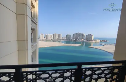 Apartment - Studio - 1 Bathroom for rent in Viva West - Viva Bahriyah - The Pearl Island - Doha