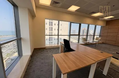 Office Space - Studio - 2 Bathrooms for rent in Marina Residences 195 - Marina District - Lusail