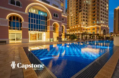 Apartment - Studio - 1 Bathroom for rent in Viva East - Viva Bahriyah - The Pearl Island - Doha