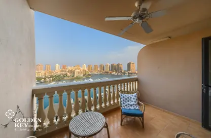 Apartment - 2 Bedrooms - 3 Bathrooms for rent in West Porto Drive - Porto Arabia - The Pearl Island - Doha