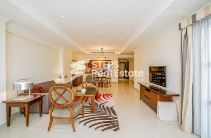 Apartment - 1 Bedroom - 2 Bathrooms for rent in East Porto Drive - Porto Arabia - The Pearl Island - Doha