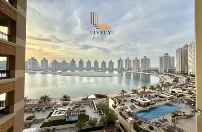 Apartment - 1 Bedroom - 2 Bathrooms for rent in Viva East - Viva Bahriyah - The Pearl Island - Doha