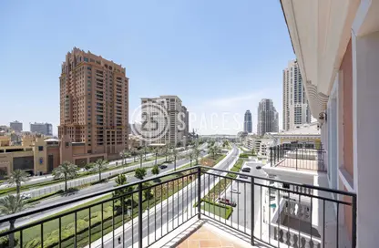 Balcony image for: Apartment - 1 Bedroom - 2 Bathrooms for rent in Teatro - Qanat Quartier - The Pearl Island - Doha, Image 1