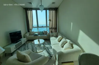 Apartment - 1 Bedroom - 2 Bathrooms for rent in Zig Zag Tower B - Zig Zag Towers - West Bay - Doha
