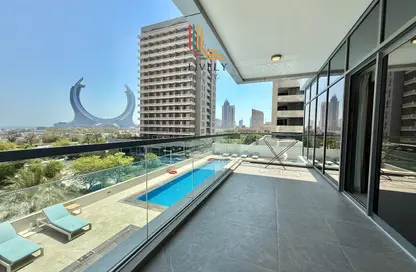 Apartment - 2 Bedrooms - 4 Bathrooms for rent in Lusail Residence - Marina District - Lusail