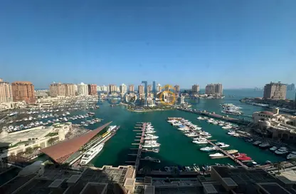 Apartment - 3 Bedrooms - 4 Bathrooms for sale in Tower 9 - Porto Arabia - The Pearl Island - Doha