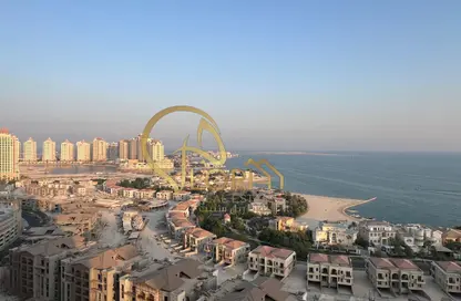 Apartment - 1 Bedroom - 2 Bathrooms for rent in One Porto Arabia - Porto Arabia - The Pearl Island - Doha