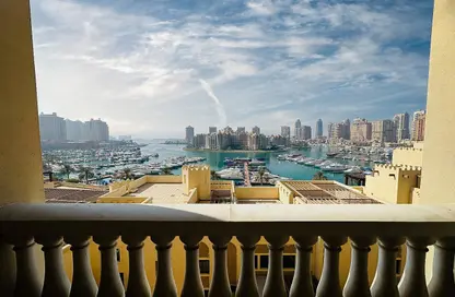 Apartment - Studio - 1 Bathroom for rent in Tower 20 - Porto Arabia - The Pearl Island - Doha