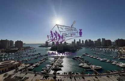Apartment - 2 Bedrooms - 2 Bathrooms for rent in East Porto Drive - Porto Arabia - The Pearl Island - Doha