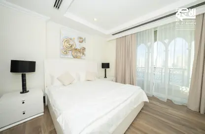 شقة - غرفة نوم - 2 حمامات للايجار في برج 6 - فيفا بحرية - جزيرة اللؤلؤة - الدوحة