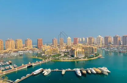 Apartment - 3 Bedrooms - 4 Bathrooms for rent in East Porto Drive - Porto Arabia - The Pearl Island - Doha