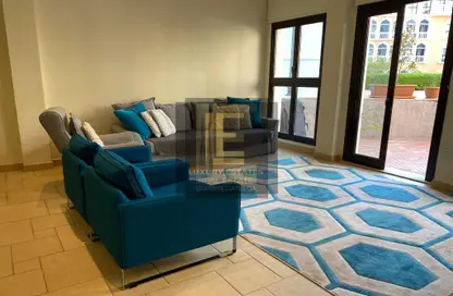 Apartment - 1 Bedroom - 2 Bathrooms for rent in Qanat Quartier - The Pearl Island - Doha